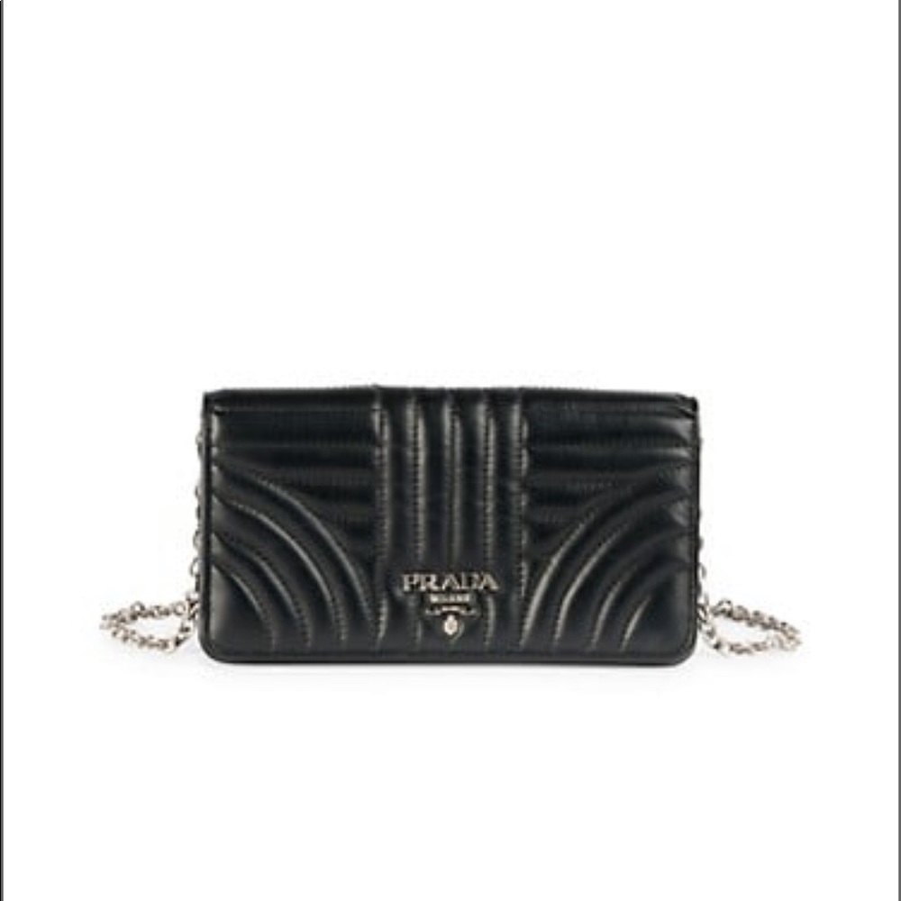 Prada Diagramme Impunture Leather bag